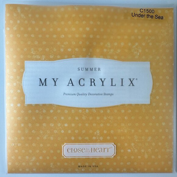 My Acrylix Summer Stamps - Under The Sea Set c1500 - Picture 2 of 2